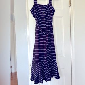 Banana republic factory striped dress. Size 4, new with tags. Black & white.